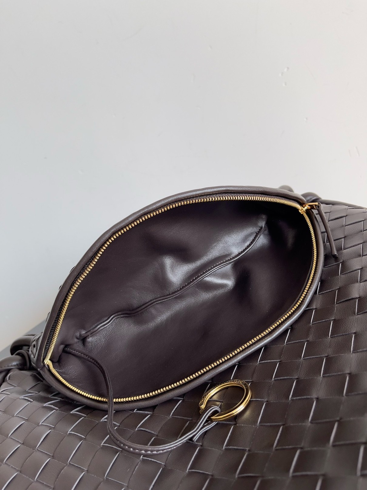 Bottega Veneta Gemelli Large Bag in Fondant Intrecciato Lambskin