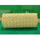 Bottega Veneta Small Andiamo Bag In Ice Cream Intrecciato Lambskin