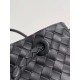 Bottega Veneta Large Andiamo bag In Black Intrecciato Lambskin