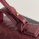 Bottega Veneta Bang Bang Vanity Case in Cherry Intrecciato Leather