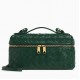 Bottega Veneta Bang Bang Vanity Case in Green Intrecciato Leather