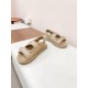 Bottega Veneta Jack Flat Slingback Sandals in Beige Lambskin