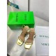 Bottega Veneta Knot Sandals 90mm in Gold Leather