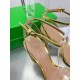 Bottega Veneta Knot Sandals 90mm in Gold Leather