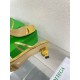 Bottega Veneta Knot Sandals 45mm in Gold Lambskin