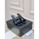 Bottega Veneta Blink Mules 80mm in Black Intrecciato Lambskin