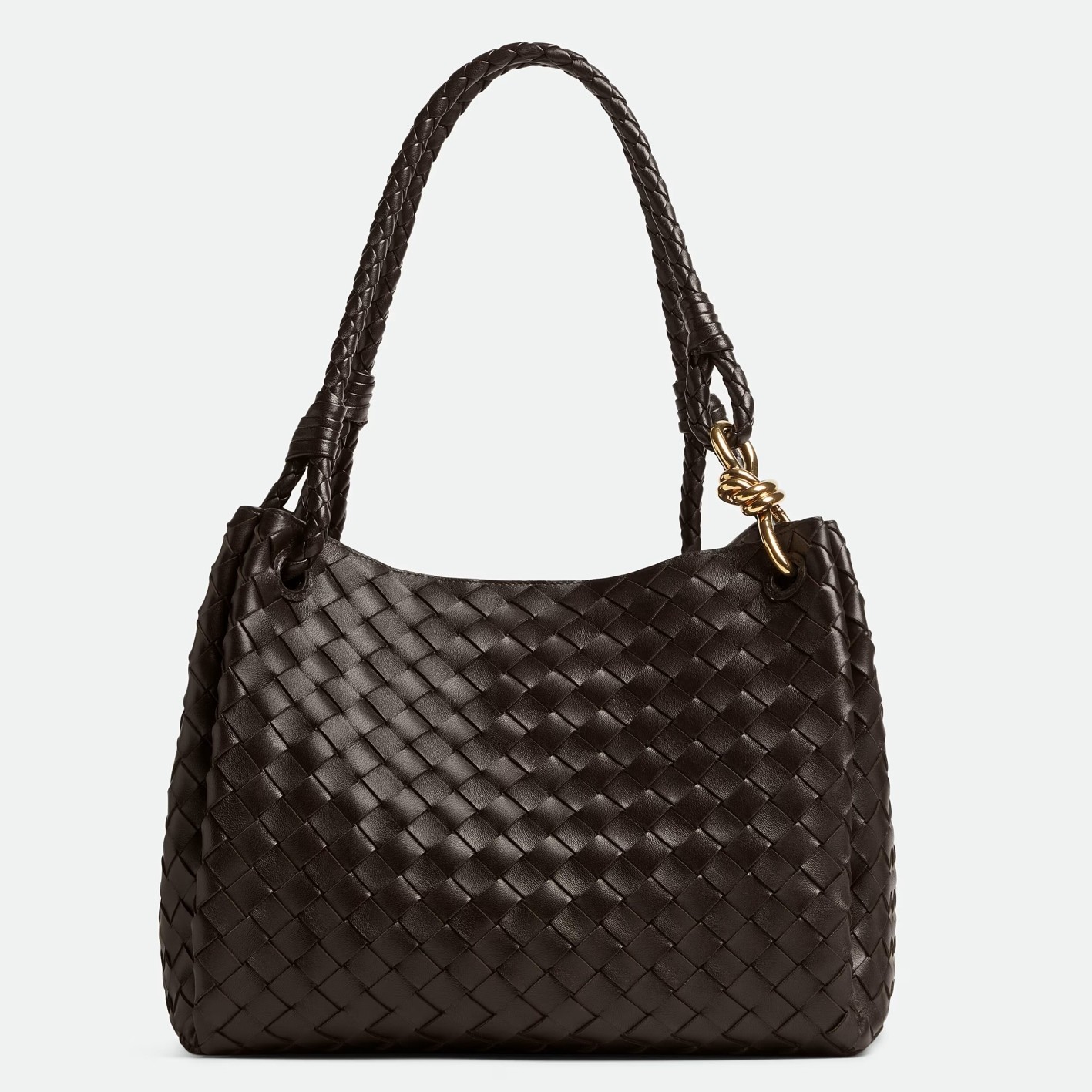 Bottega Veneta Parachute Large Bag in Fondant Intrecciato Lambskin