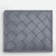 Bottega Veneta Bi-fold Wallet in Thunder Intrecciato Calfskin