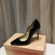 Christian Louboutin Black Patent Hot Chick 100mm Pumps