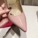 Christian Louboutin Nude Patent Kate 100mm Pumps