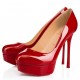 Christian Louboutin Red Patent Dirditta 130mm Pumps