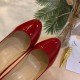 Christian Louboutin Red Patent Dirditta 130mm Pumps