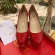 Christian Louboutin Red Patent Dirditta 130mm Pumps