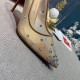 Christian Louboutin Degra 100 Crystal Stud-embellished Pumps