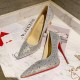 Christian Louboutin Nude Kate Strass Degrade Pumps 100mm