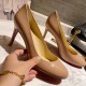 Christian Louboutin Nude Patent Fifille Pumps 85mm