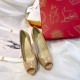 Christian Louboutin Nude Patent New Very Prive 100mm Pumps