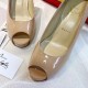 Christian Louboutin Nude Patent New Very Prive 100mm Pumps