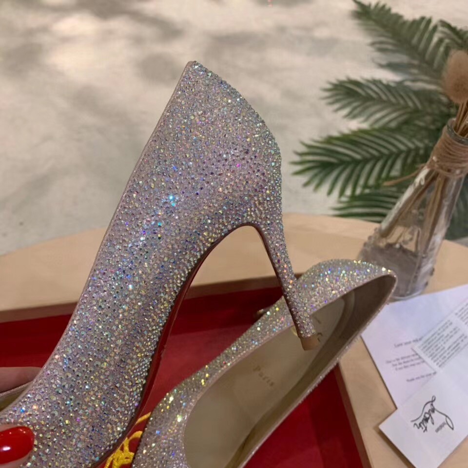 Christian Louboutin Kate Strass 85mm Aurora Borealis Pumps