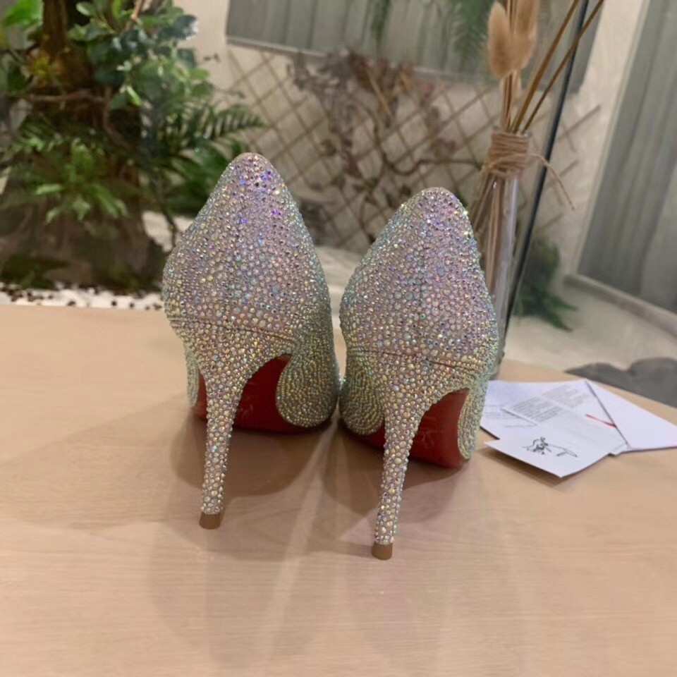 Christian Louboutin Kate Strass 85mm Aurora Borealis Pumps