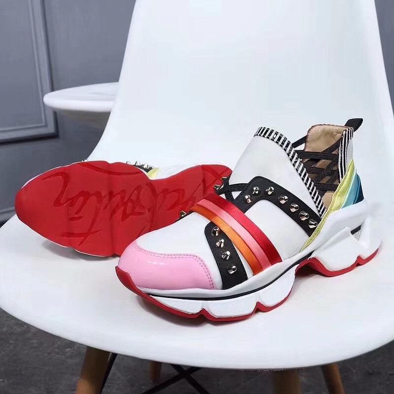 Christian Louboutin Women's Multicolour 123 Run Sneakers