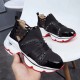 Christian Louboutin Women's Black 123 Run Sneakers