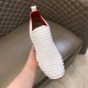 Christian Louboutin Women's White Spike Sock Donna Sneakers