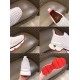 Christian Louboutin Women's White Spike Sock Donna Sneakers