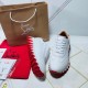 Christian Louboutin Women's White Loubishark Sneakers