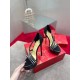 Christian Louboutin Black So Spike Alta 150mm Sandals