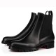 Christian Louboutin Black Marchacroche Flat Ankle Boots