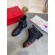 Christian Louboutin Black Capahutta Flat Ankle Boots