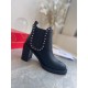 Christian Louboutin Black Capahutta 70MM Ankle Boots