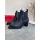 Christian Louboutin Black Capahutta 70MM Ankle Boots