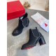 Christian Louboutin Black Capahutta 70MM Ankle Boots