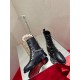 Christian Louboutin Horse Ankle Boots In Black Leather