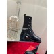 Christian Louboutin Horse Ankle Boots In Black Leather