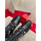 Christian Louboutin Horse Ankle Boots In Black Leather