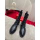 Christian Louboutin Black Horse Guarda Flat Ankle Boots