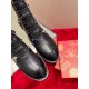 Christian Louboutin Black Horse Guarda Flat Ankle Boots