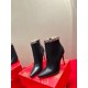 Christian Louboutin Booty Chain Boots 100 In Black Leather