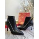 Christian Louboutin Birgikate 85mm Ankle Boots In Black Leather