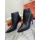 Christian Louboutin Birgikate 85mm Ankle Boots In Black Leather