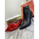 Christian Louboutin Birgikate 85mm Ankle Boots In Black Leather