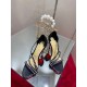 Christian Louboutin So Spike 100mm Sandals In Black Leather