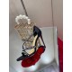 Christian Louboutin So Spike 100mm Sandals In Black Leather