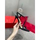 Christian Louboutin Rosalie 100mm Sandals In Black Leather