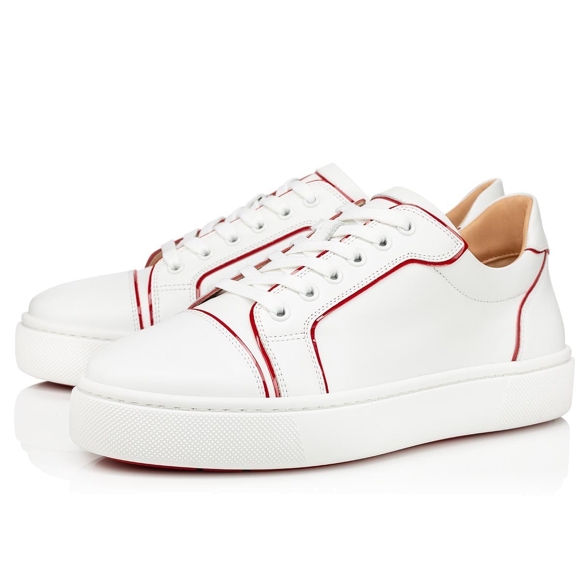 Christian Louboutin Women's Vieirissima Sneakers In White Leather