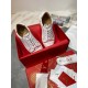 Christian Louboutin Women's Vieirissima Sneakers In White Leather