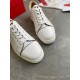 Christian Louboutin Women's Vieirissima Sneakers In White Calfskin